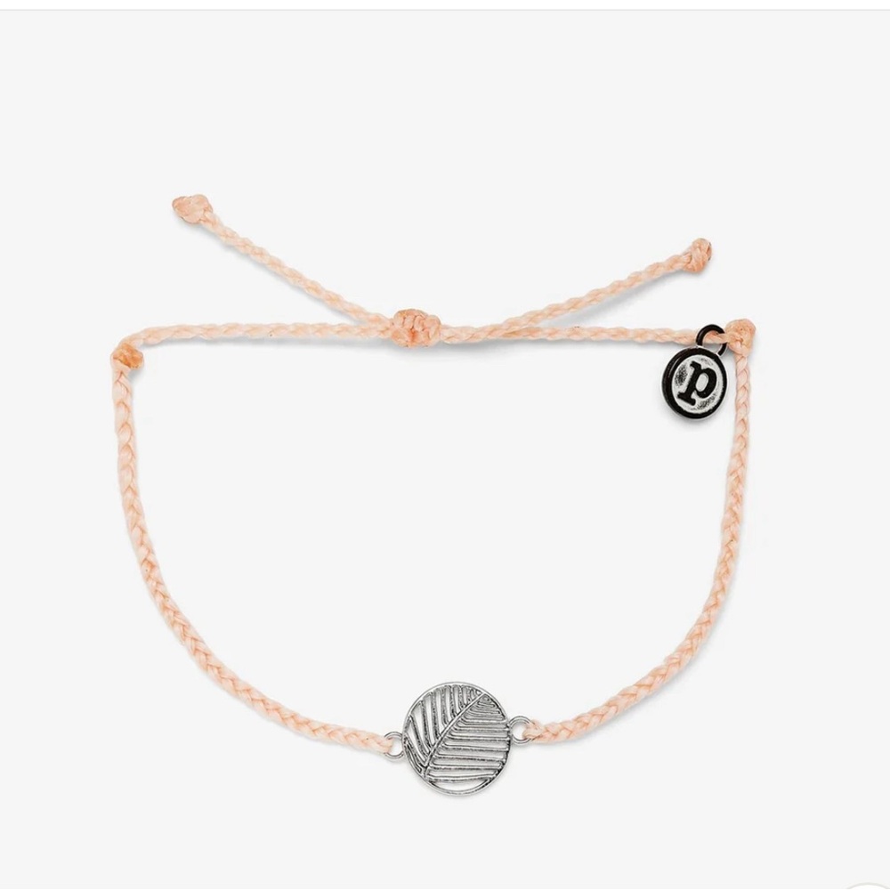 NEW PURA VIDA HAVANA SILVER CHARM Bracelet in Color: BLUSH